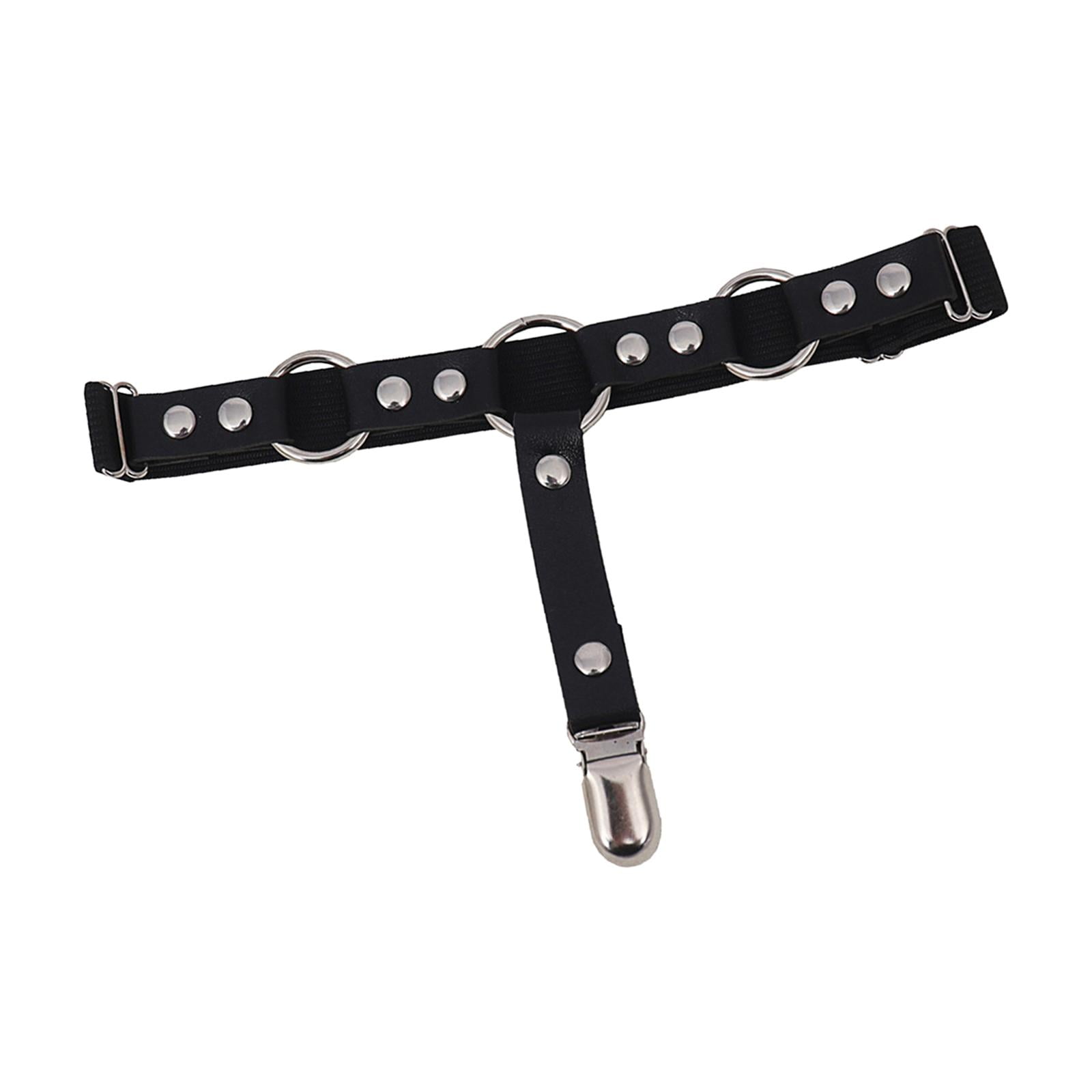Thigh High Garter Belt Punk Gothic Garter Adjustable Punk Leg Harness Garter Belt Elastic Garter