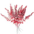 thumbnail image 1 of 20 piezas de ramas de eucalipto plateadas artificiales, hojas de eucalipto en aerosol para plantas de vacaciones, fiestas, bodas, jardín, hogar, oficina, decoración exterior e interior, 1 of 6