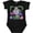 AB-Black, variant on Orlando Florida Cute Swimming Manatee Boys or Girls Baby Bodysuit