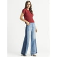 thumbnail image 3 of Jessica Simpson Women's and Women's Plus Freesia Wide Leg Jeans, 30", 32", and 34" Inseams, Sizes 2-24W, 3 of 6