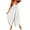 White, variant on Women's 6 Colors Casual Sling Jumpsuit Wide Leg Pants Sleeveless Home Jumpsuits