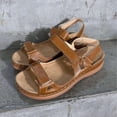 thumbnail image 6 of Womens Sandals, Dressy Strappy Arch Support Wedge Shoes, Orthopedic Sandals for Women, Walking Open Toe Ankle Strap Shoes, Comfortable Platform Slip-On Summer Beach Casual, 6 of 7