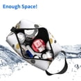 thumbnail image 6 of Goofa Geometric Spots Printed Toiletry Bag with Handle,Large Capacity Travel Makeup Cosmetic Bag for Women, Carry on Airport Airline Compliant Bag, 6 of 9
