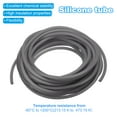 thumbnail image 3 of Uxcell 1 Pcs Rubber Cord Tube 16ft Length Hollow Tubing 0.12 inch OD 0.06 inch ID for DIY Craft Gray, 3 of 6