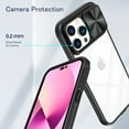 thumbnail image 6 of SaniMore Silde Camera Case for iPhone 11 Pro 5.8", Rugged PC & Soft TPU Crystal Clear [Not Yellowing Technology] Shockproof Protective Cover for iPhone 11 Pro Women Men, Black, 6 of 6