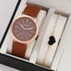 thumbnail image 1 of Reloj de cuarzo para mujer, moderno y combinable, con correa de PU, pequeño, personalizado, informal y moderno, 1 of 6