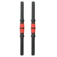 thumbnail image 4 of Dumbbell Handles, Dumbbell Accessory 40CM Barbell Handles Weight Lifitng Anti-slip Rubber With 4Pcs Nuts For Training, 4 of 8