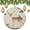 Pattern, variant on Christmas Ornament FOREST ANIMALS LION Floral Double Sided Porcelain 3 Inch Watercolor Woodland Animal Holiday Ornament for Home Christmas Tree Decor for Family Friend