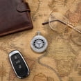 thumbnail image 4 of Vintage Pocket Watch, Roman Numeral Quartz piece, Classic Black Pocket Clock With Chain for Men Women Formal Events Collection, 4 of 7