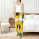 thumbnail image 4 of Balery Sunflowers Pantalones de pijama para mujer, pijamas ultraligeros, pantalones de estar por casa-Large, 4 of 6