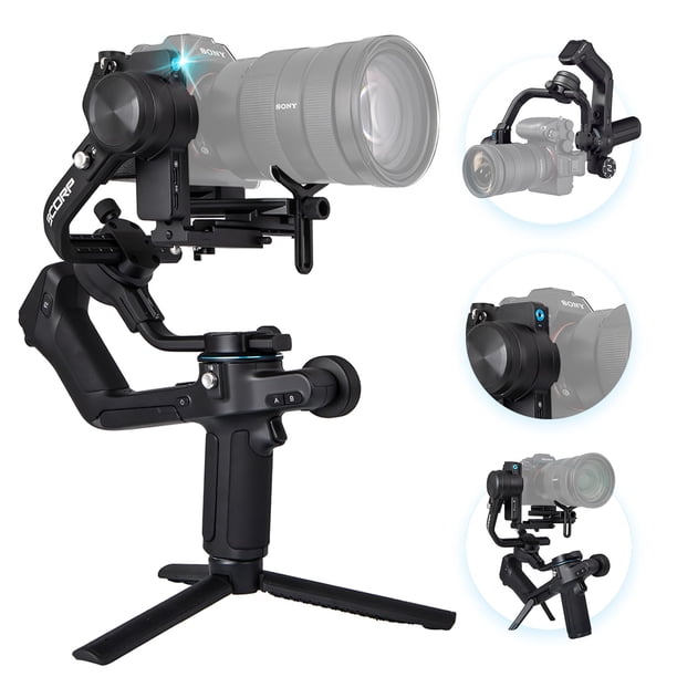 Estabilizador de cámara FeiyuTech SCORP 2 con cardán de 3 ejes AI Tracker