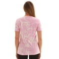 thumbnail image 3 of Just Love Tie Dye V-neck T-Shirt (Tie Dye Light Pink, Small), 3 of 3