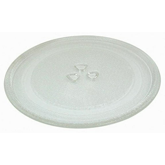 IMPRESA Replacement Microwave Glass Plate - Clear 12.5 Inch Microwave Plate Replacement - Compatible with General Electric & Samsung Models
