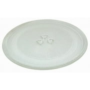 Impresa Products Small 9.6"/24.5cm Microwave Glass Plate | Microwave Glass Turntable Plate