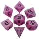 thumbnail image 1 of Juego de matrices poliédricas de 7 dados de resina etéreo azul claro con números blancos Metallic Dice Games 0852679000000, 1 of 1