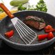 thumbnail image 3 of 2x Stainless Steel Fish Spatula Turner, Wood Handle Fish Spatula, Slotted Turner, Kitchen Spatula F Tw, 3 of 5