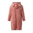 thumbnail image 6 of gakvov Women Long Sleeve Hooded Short Jumpsuit Pajamas Casual Winter Warm Rompe Sleepwear, 6 of 6
