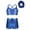 Light Blue, variant on Girls' Sports Tracksuit Sequins Cami Tops with Bottoms Dance Outfit Set Gymnastics Workout Purple 8