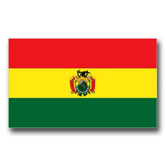 3.8 Inch Bolivia Flag Vinyl Transfer Decal