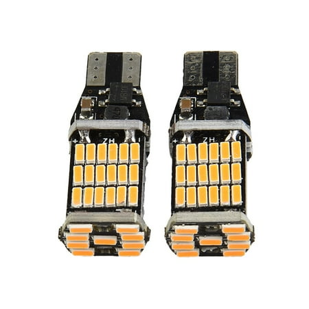 

2/10x T15 W16W 45 SMD 4014 Error Free LED Car Reverse Back Light Bulbs 6000K