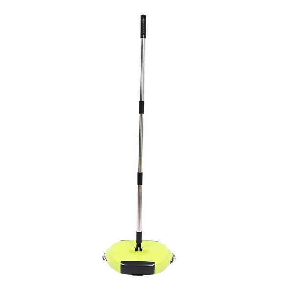 HLONK Multi-function 3 in 1 Household Cleaning Lazy Hand Push Sweeper Broom Dustpan Trash Bin 360° Rotating Floor Cleaning Mop (Random Color)