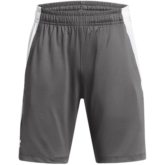 Under Armour GREY Boys' Tech Vent 8" Pocket Short, US YXL/JTG/J-EG