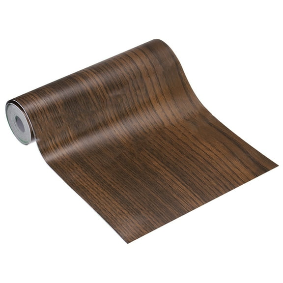 Uxcell Wood Grain Repair Tape 5" x 16 Feet Wood Grain Tape Black Brown