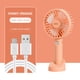 thumbnail image 4 of Ventilador De Mano Ventilador portátil de mano 1000-1200 mAh Ventilador de escritorio recargable USB (naranja) Ndcxsfigh Libre de BPA, 4 of 5