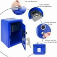 thumbnail image 3 of Kids' Safe Piggy Bank, Metal Safe with Key, Money Saving Box for Children, Boys Girls Best Giftoney Banks (Blue, One Size), 3 of 6