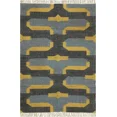thumbnail image 3 of Wool Jute Rug Large Wool Jute Area Rug 7x10 Kilim Rug - Yellow Black Natural Woo, 3 of 5