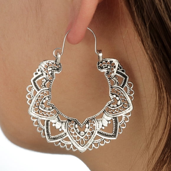 RKSTN Earrings for Women Boho Earrings Jewelry Ethnic Drop Earrings Enamel Vintage Earrings Lightweight Earring Jewelry for Gifts