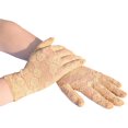 thumbnail image 1 of 1 Pair Bridal Gloves Lace Flower Pattern Solid Color Lady Mittens Elegant Short Style Gloves for Wedding Party Prom, 1 of 10