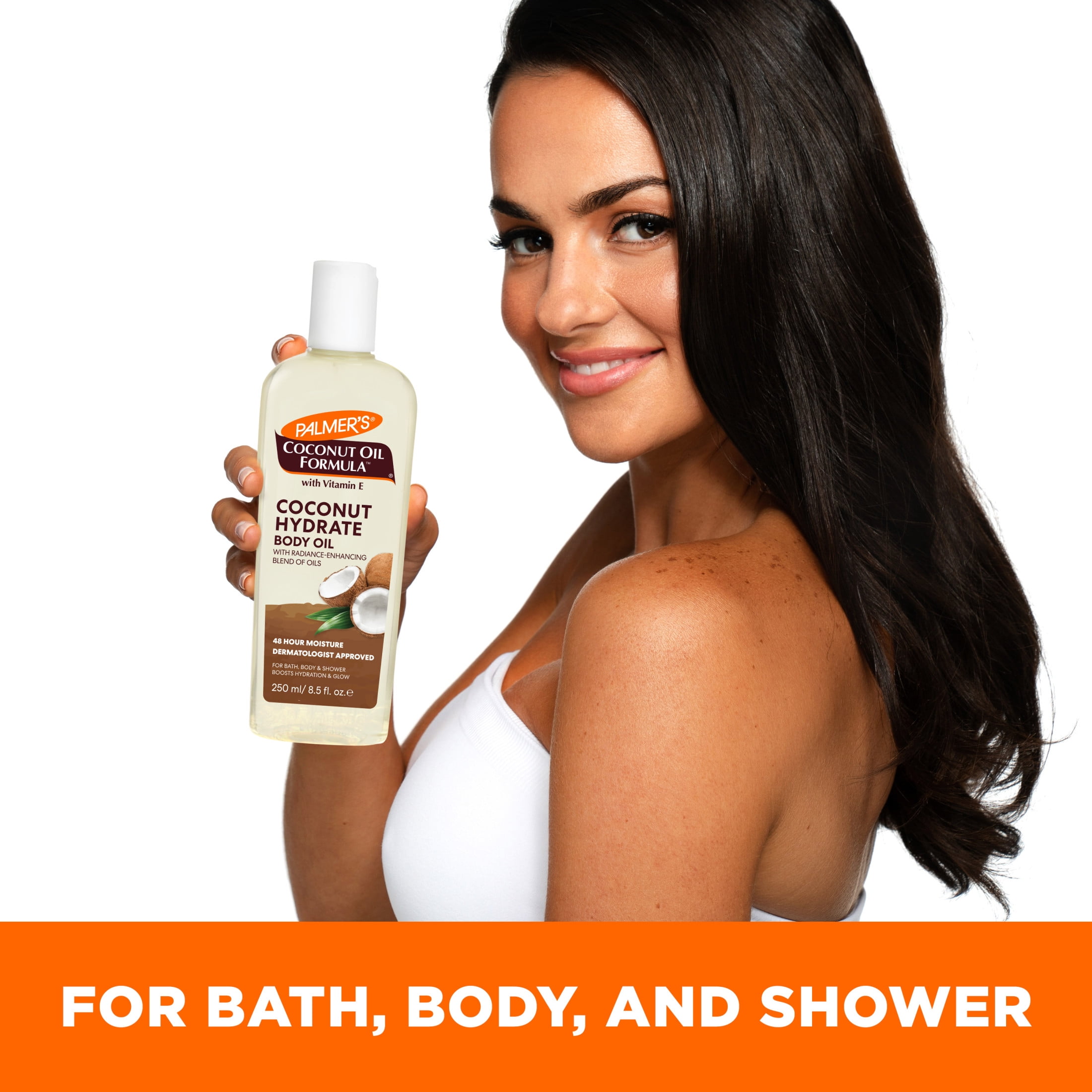 (3 pack) Palmer's Coconut Oil Formula Body Oil to Hydrate and Replenish Dry Skin, 8.5 oz
