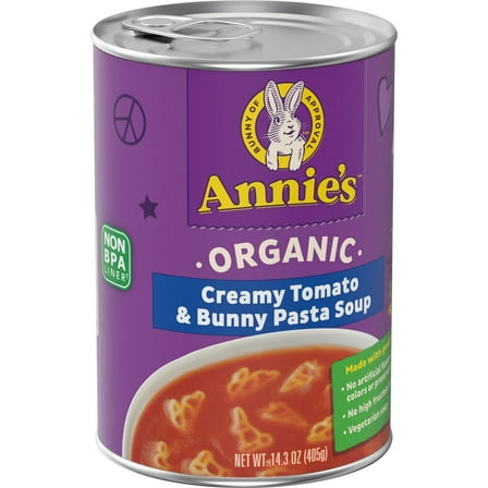 Annie's Organic Creamy Tomato Soup with Bunny Pasta - 14.3oz
