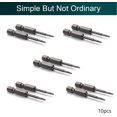 thumbnail image 3 of AVEKI Torx Screwdriver Bits, T6 Magnetic Torx Head Screw Driver Bit, with 1/4 Inch Hex Shank, 50mm Length S2 Steel Screw Driver Kit Tools, for Repair Work, 10 Pcs 0601M, 3 of 8