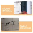 thumbnail image 5 of Balcony Hanging Rack Iron Planter Hanging Rack for 1Set, 5 of 5