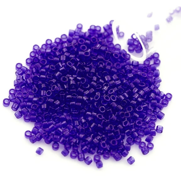 Miyuki Delica Seed Bead 11/0 Transparent Cobalt Blue