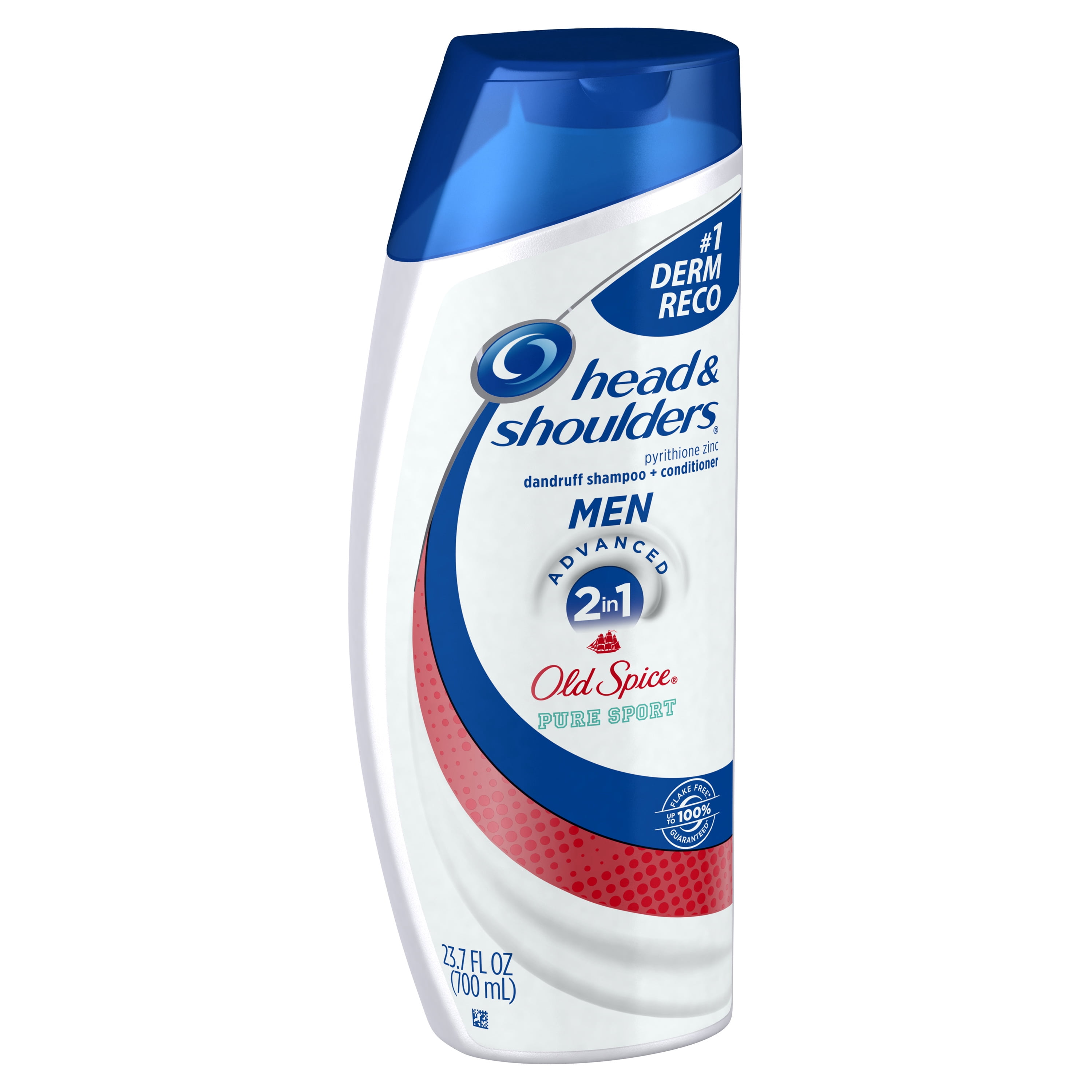 Head and Shoulders Old Spice Pure Sport 2-in-1 Anti-Dandruff Shampoo + Conditioner, 23.7 fl oz
