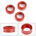 thumbnail image 2 of Car Air Conditioner Switch Knob Ring AC Knobs Cover Red Fits For BRZ Toyota 86, 2 of 5