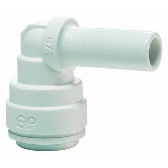 John Guest - Polypropylene Plug In Stem Elbow Quick Connect Fitting - White