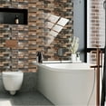 thumbnail image 5 of LAMIRO Self-adhesive Peel And Stick Wallpaper 3D Stone Design Brick Wall Tile For Home Bathroom Kitchen Backsplash,72 Packs, 5 of 5