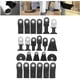 thumbnail image 2 of Kit de 23 hojas de sierra oscilantes de acero con alto contenido de carbono para cortar plástico, madera, metal blando, 2 of 9