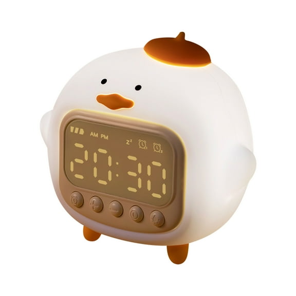 JeashCHAT Cartoon Alarm Clock Small Program Controlling Luminous Alarm Clock Multi-function Electronic Alarm Clock For Students