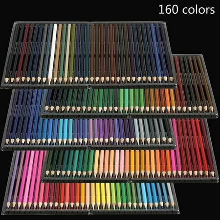 160/150/120/72 Colors Watercolor Pencils, Water Soluble Colored Pencils for Art Students Professionals -Assorted 160 Colors for Sketch Coloring (Best Watercolour Pencils Uk)