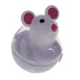 thumbnail image 1 of Dispensador de comida de juguete para gatos con ratón, alimentador de bolas de aperitivos, juguete interactivo para gatos Blanco Yuyangstore Cat Tumbler Toy, 1 of 8