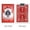 Red-T01, variant on Bicycle Rider Back Playing Cards Standard Index Red Black Decks of Cards Premium Poker Cards for Blackjack Casino Family Games