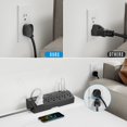 thumbnail image 2 of The  Socket Features a 20W USB-C PD Fast Charging Port, a 2.88-Meter Extension Cord with USB Outlets, And a Removable Clip, Making It an Ideal Desktop Power Strip for Home, Factory,, 2 of 7