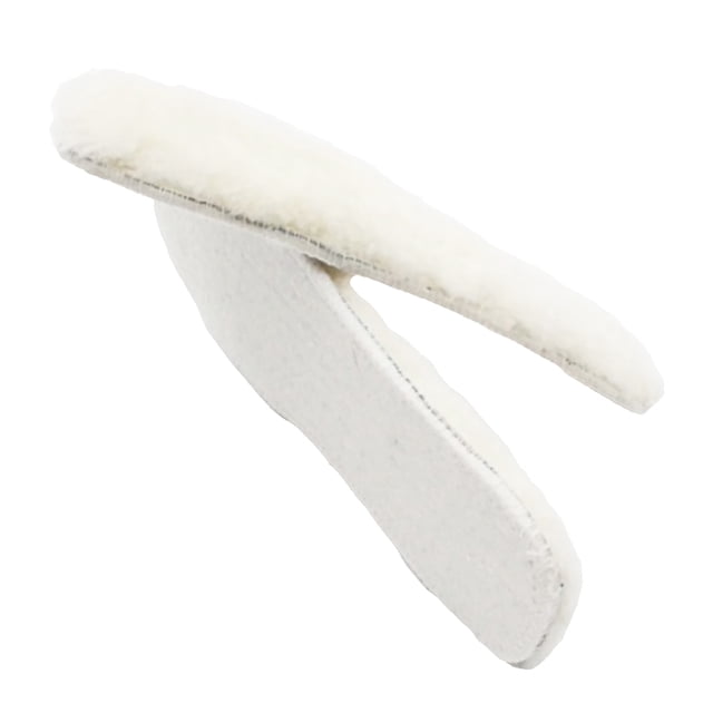 Plantillas de lana natural-100% piel de oveja real Plantillas de zapatos de invierno duraderas Plantillas esponjosas antideslizantes transpirables- (Talla mujer: 9.5) Ammep SS-INS-