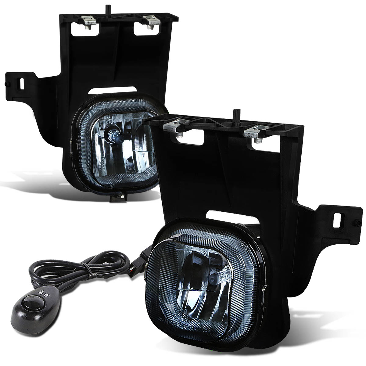 For 2006 to 2007 Ford Ranger (Non STX) Pair Bumper Driving Fog Lights