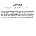 thumbnail image 2 of Transit Auto Front Rear Ceramic Brake Pads and Parking Shoes Kit for Car Chevrolet GMC Silverado 2500 HD Sierra 3500 Suburban Coil Style Spring KCN-100046, 2 of 11